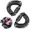 2 Pièces Antivols de Casque de Moto, Antivols de Casque avec Code Numérique, Antivol à Câble avec Code Numérique,Antivol de Vélo, pour Casques de Moto, Casques de Vélo, Poussettes