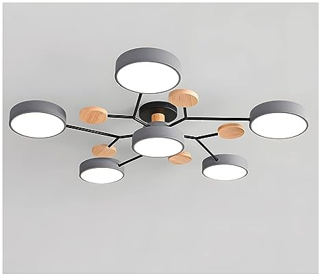Deckenleuchte Wohnzimmerlampen Kreisförmige Moleküle Acryl LED Deckenleuchte Nordic Modern Semi Flush Mount Deckenleuchte Close To Ceiling Light Fixtures for Wohnzimmer, Esszimmer, Schlafzimmer, Flur,
