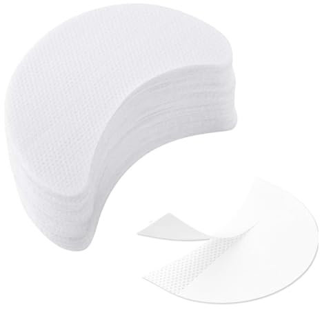 AEIOPRS 100 pcs Ombretto Scudo Ombretto Gel Cuscinetti Banda Ombretto Stencil per Prevenire le Estensioni delle Ciglia Tinteggiatura e Residui di Trucco delle Labbra
