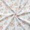 Textrend Baumwollstoff Meterware Kinder - Stoff zum Nähen - Kinderstoffe - Tiermuster - Textilien 1x1,6m (Teddybären beige auf weißem Hintergrund)
