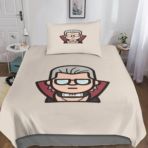 YXZIEOLFB Naruto-Avatar Bettwäsche Bettbezug-Set Mikrofaser, Bettbezug Reißverschluss Und Kissenbezug Für Schlafzimmer, Weiche Bequemer Single(135x200cm)