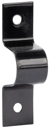 Alberts 863456 Schlaufe / galvanisch blau verzinkt / schwarz, kunststoffbeschichtet / 18 x 23 mm / 20er Set