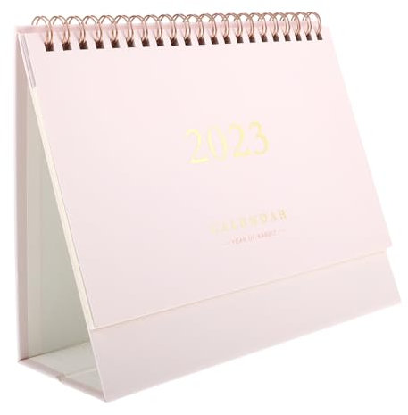 VILLFUL Decorative Tischkalender Minimalistischer Standkalender Für Büro Und Zuhause Praktische Monatsübersicht Für Bessere Planung Warmem Mittlere