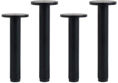 KHLMSRXJ Set di 4 Gambe Regolabili per mobili, Piedini per divani in Ottone, Gambe per mobili, Gambe di Supporto di Ricambio per TV, TV, armadi, tavolini, comodini (10 cm (3,9 Pollici))