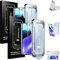 Smoothshield Lot de 2 films protecteurs d'écran en verre trempé anti-rayures et anti-traces de doigts Installation automatique sans poussière Film trempé HD anti-peep pour iPhone 16/15 (2 intimité