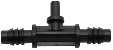 Raccord cannelé for tuyau d'arrosage, 5 pièces, 3/8 et 1/4, raccord d'irrigation goutte à goutte, raccord cannelé, 8/11 mm et 4/7 mm(4 way 8mm to 4mm)