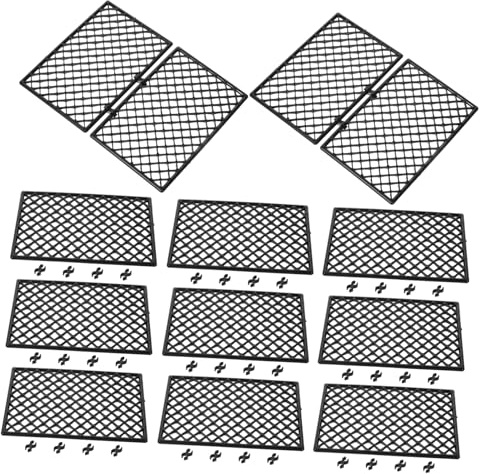 CORHAD 30pcs Rc Car Garage Assembly Panels Sturdy Parking Mesh for Remote Control Drift and Racing Cars Space-saving DIY Miniature Traffic and Parking Panels Compatible with Various Rc