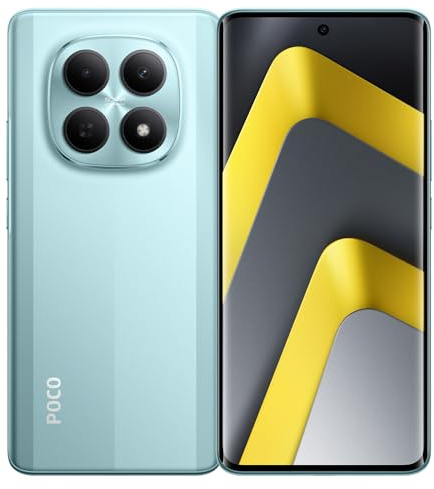 XIAOMI POCO M8 5G 8GB+512GB Smartphone - Snapdragon 6 Gen 3, Schermo 6.77 Flow AMOLED 120Hz, 5520mAh + Ricarica 45W, Fotocamere 50MP+20MP, Verde（con Caricatore Incluso）