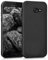 kwmobile Hülle kompatibel mit Samsung Galaxy A5 (2017) Hülle - weiches TPU Silikon Case - Cover geeignet für kabelloses Laden - Schwarz matt