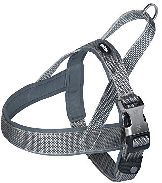 Nobby Norwegergeschirr Classic Preno Royal, grau L: 60-76 cm + 46 cm, B: 25/35 mm, 1 Stück