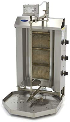 Maxima Gastro Dönergrill - 3 Brenner - 30 kg Fleisch - Gas