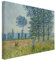 Leinwandbild - Claude Monet - Felder im Frühling Querformat 60 x 80 cm