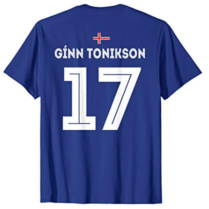 Island Fußball Sauf Trikot Mallorca lustig Ginn Tonikson T-Shirt