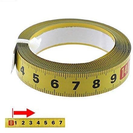 Métrique Ruban À Mesurer 1-5 Mètres Auto-adhésif-avec colle Bande pour charpentier Usage Domestique-Machine À Coudre Autocollant (2m en avant)