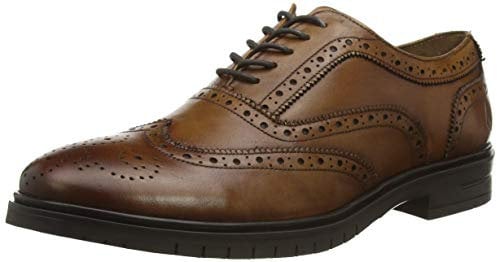 Hush Puppies Santiago, Oxford Uomo, Marrone Chiaro, 43 EU