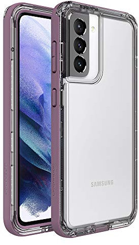 LifeProof Next Series Schutzhülle für Galaxy S21 5G (nur – passt Nicht für Plus oder Ultra) – Napa (transparent/traubenfarben)