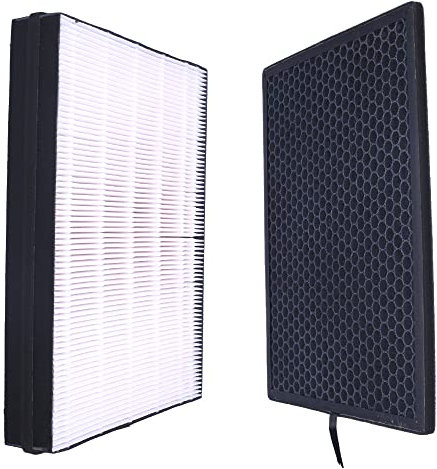 Wessper Set di filtri di ricambio per Philips AC1215/10 e AC2729/10 Purificatore d'Aria | HEPA e filtro a carbone attivo | applicabile al posto di Philips FY1410/30 e FY1430/30