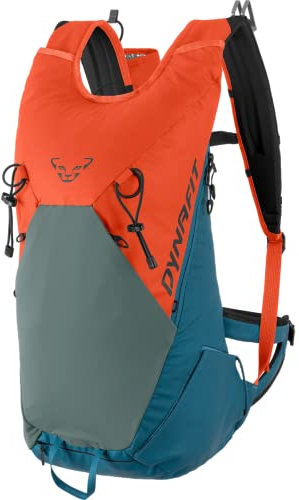 Dynafit Radical 23 Backpack Colorblock-Blau-Grau-Rot - Komfortabler durchdachter Skitourenrucksack, 23l, Größe 23l - Far