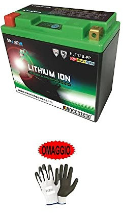 COMPATIBILE CON DUCATI Monster 695 2007-2008 BATTERIA LITHIUM ION SKYRICH BATTERIE PER MOTO SCOOTER LITIO SPECIFICA RICARICABILE LEGGERA 150X65X130-POS. SX