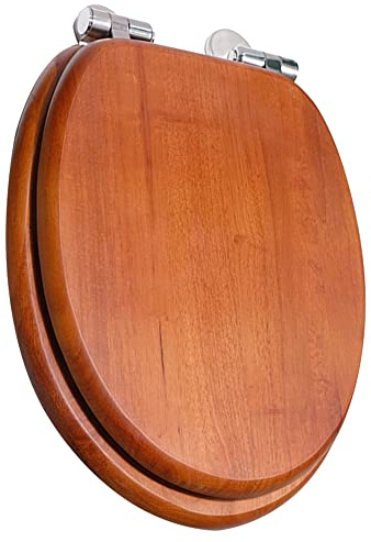 MANY WC-Sitz Aus Holz Toilettendeckel Softclose Toilettensitz Mit Quick-Release Funktion Klobrille Stark Und Robust Einfache Montage