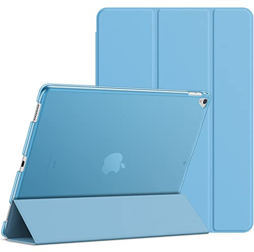 JETech Custodia per iPad Pro 12,9 Pollici (1a e 2a Generazione, Modello 2015 e 2017), Cover con Auto Svegliati/Sonno (Blu)