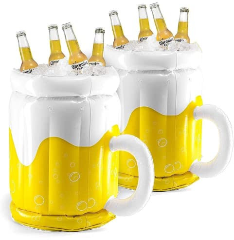 Abhpjuy PVC aufblasbarer eiskübel Bierkrug aufblasbare eisbar Wasser Trinken aufblasbare eisschale Trinken Becher eiskübel