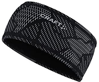 Craft CORE Essence Lumen Sport Stirnband Damen/Herren L/XL | reflektierendes Sport Stirnband Herren | Laufstirnband Unisex