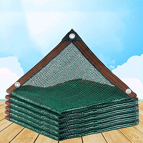 LATUAL 40% Grün Sonnenschutznetz, 3X8m 4x6m 5x10m 8x8m Schattierungsnetz Mit Ösen, Gewächshaus Schattierungstuch, UV-beständiges Netz Für Garten Blumen Pfla(Size:6X8M)
