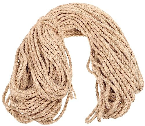 POPETPOP 1 Roll Cat Climbing Rope Kitten Furniture Rope Cat Tree Replacement Parts Cat Scratching Post Twine Sisal Twine Hammock Rope Replacement Sisal Rope Kitten Scratching Post Manual