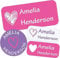 Get Organized with YINFEIAI's Customized Waterproof Name Labels - 160 Personalized Stickers for Clothing, Water Bottles, Lunch Boxes and School Supplies (Hearts)