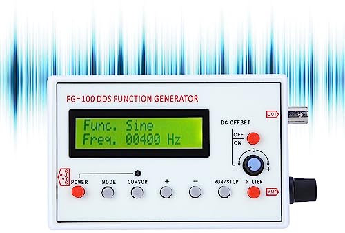 Frequenza Sinusoidale del Generatore di Funzioni DDS FG‑100, Misuratore di Frequenza del Generatore di Funzioni della Forma D'onda 1HZ‑500KHz, Misuratore del Generatore della Sorgente di Controsegnala