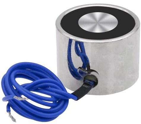 Uxney DC 12V 100N 22LB/10kg Sucker Elektromagnet Magnet Hubzylinder hält Runden 30 x 22 mm