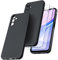 New&Teck - Funda para Samsung Galaxy A15 4G/5G + 2 Lentes de protección, Silicona líquida Suave TPU Bumper (Negro)