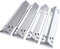 teileplus24 BR10-4-SG Gasgrill Edelstahl Brennerabdeckung kompatibel mit Jamestown Knox 4-Brenner | Flavorizer Bars | Passgenau | Rostfrei | Brennerschutz
