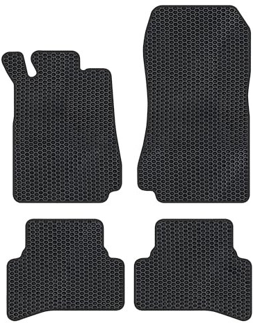 moto-MOLTICO Eva Fußmatten Auto - Automatten passend für Mercedes-Benz CLK W208 1997-2003, rutschfeste und Wasserfeste Autoteppiche