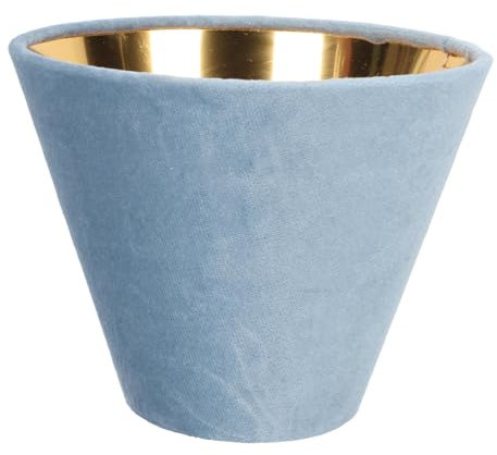 Blauer Tischlampenschirm mit Goldfutter, Blendung, Weihnachten Event