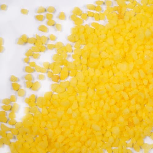 Streuselheld Crunch Zitrone 80g Streusel zum Dekorieren und Verzieren von Gebäck aller Art wie Torten Kuchen Keksen Zuckerstreusel