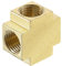 sourcing map Raccord de tuyau 4 voies en laiton, adaptateur de tuyau croisé femelle de 6,35 mm pour conduites de transport d'eau/carburant/air, raccord per
