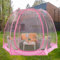 Pop Up Bubble Zelt für 4-8 Personen, 3.0x3.0 m Large Oversize Weather Proof Pod - Kälteschutz Campingzelt - Winter Sofortiges Iglu für Outdoor-Aktivitäten Rosa