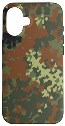 Flecktarn Camo Camouflage Bundeswehr Militär Hülle für iPhone 16