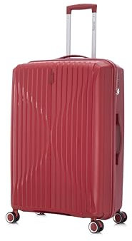 CELIMS - Valise Grande en Polypropylène | Modèle 2025 | Taille 75cm 23kg | Serrure TSA | 8 roulettes 360 | Rose