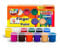 Rich Funny Kids Fingerfarben Set 12 Farben x 25 ml - Sichere & Ungiftig Farben für Kinder-Kunstprojekte, Fingermalerei, Kinder Ungiftig Waschbares, Kleinkinder Kindergarten Schule Frühes Lernen