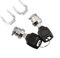 Hasaller Verrou de rechange pour accessoires de moto, serrure de rechange pour sac de moto, valise, serrure de rechange avec 2 clés pour la sécurité du coffre