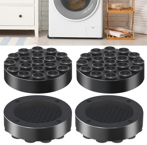 Zocipro 4Pcs Washing Machine Vibration Pads, Non-slip Feet Pad Anti Vibration Feet, Universal Rubber Feet Pad For Washing Machine, Dryer, Dishwasher, Refrigerator, Treadmill