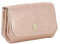 Porte-Monnaie Cartes Cuir Véritable Irisé pour Femme - Petit Portefeuille Brillant à Magnétique 3 Compartiments - Chic Élégant - Or Rose