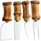 CIYODO Ensemble de Couteaux à Fromage Poignée en Outils Multifonctions en Acier Inoxydable Coupe-Fromage Domestique et Dîners Pratique et Facile à Classer