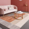 Xiaosua Kinderzimmerteppich 90x150CM orange Outdoor Teppich terasse Teppichs Schlafzimme grau beige moderner Schlafzimmer Antirutsch Für