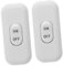 Uonlytech 2Pezzi Interruttore Inline Luce Bianca per Lampade da Tavolo Design e Resistente Al per Camere da Letto e Soggiorni