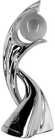 UEFA WOMEN'S EURO AMBALLCOM Pokal 150 mm, miniaturisierte Pokalnachbildung 2025, Silber – Andenken
