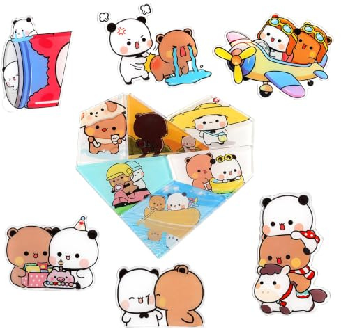 SLIAXINT 7 Stück Bubu Dudu Kühlschrankmagnete Set Dekorative Magnete | Kühlschrank Magnet Lustig Bunte Lustige Küche Magnete Stark Bunt Kühlschrankmagnet Magneten Fridge Magnets Whiteboard Zubehör